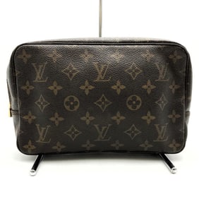 LOUIS VUITTON Louis Vuitton True Toilet 23 M47524 Clutch Bag/Pouch Monogram Brown Women's/Men's
