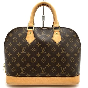 LOUIS VUITTON Alma M51130 Handbag Monogram Canvas Brown Women's