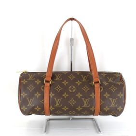LOUIS VUITTON Papillon Mini Boss Bag M51365 Handbag Monogram Canvas Brown Women's