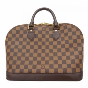 Louis Vuitton Damier Alma Handbag N51131 Ebene for Women