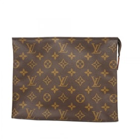 Louis Vuitton Monogram Poche Toilette 26 Pouch M47542 Brown Women's P1463121