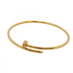 Cartier Juste Un Clou Bangle, 18KYG Yellow Gold with Diamonds, Women's