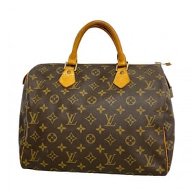 Louis Vuitton Monogram Speedy 30 Handbag M41108 Brown Women's