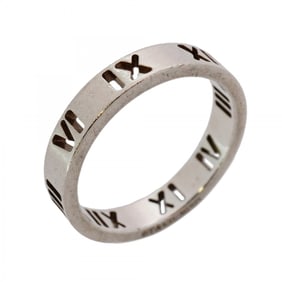 Tiffany Atlas Narrow Ring, Silver 925, Size 10, Women's