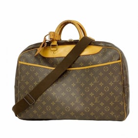 Louis Vuitton Monogram Alizee 24H Boston Bag M41399 Brown Men's/Women's