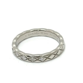 CHANEL 18KWG Coco Crush 5-Diamond Ring, 18KWG, White, Women's, Size 7