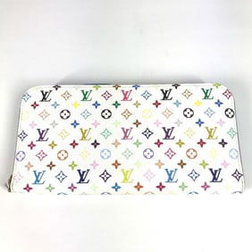 LOUIS VUITTON M93749 Monogram Multicolore Portefeuille Ansolite Bifold Long Wallet in Canvas,
