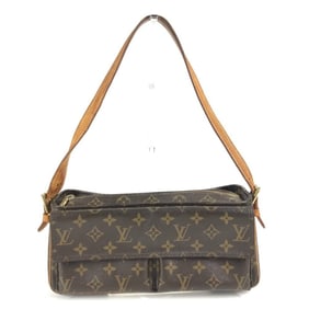 LOUIS VUITTON M51164 Monogram Viva Cite MM Shoulder Bag in Canvas, Brown, Women's
