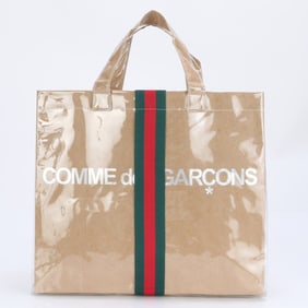 Gucci Sherry Line Comme des Garçons Collaboration Tote Bag Shoulder Men's