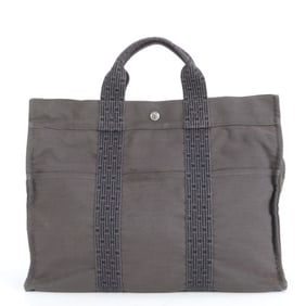 Hermes Hermès Air Line MM Tote Bag Shoulder Gray Men's