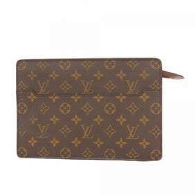 Louis Vuitton Monogram Pochette Homme Clutch Bag M51795 Brown Men's P1458920