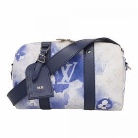 Louis Vuitton Monogram Watercolor City Keepall Shoulder Bag M45757 Blue Women's P1473016