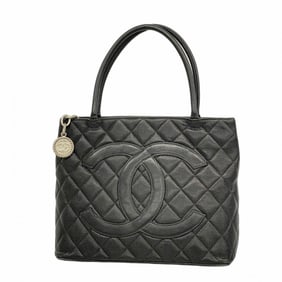 Chanel Reissue Tote Bag, Caviar Skin, Black, Women's