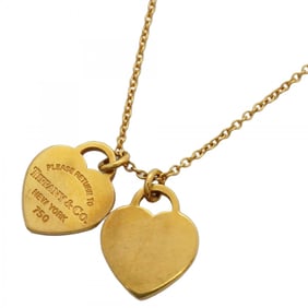 Tiffany Return to Heart Necklace in 18KYG Yellow Gold for Women P1327839