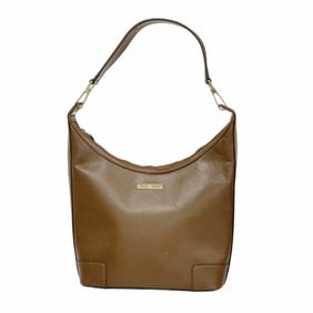 Gucci Shoulder Bag 001 4204 Leather Brown Champagne Women's