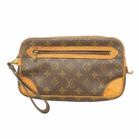 Louis Vuitton Monogram Marly Dragonne GM Clutch Bag M51825 Brown for Men and Women
