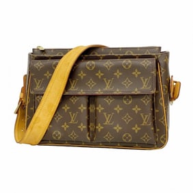 Louis Vuitton Monogram Viva Cite GM Shoulder Bag M51163 Brown Women's P1481015