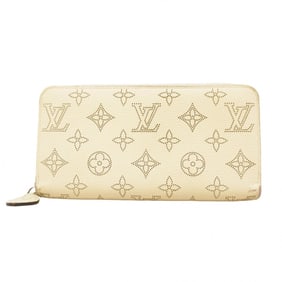 Louis Vuitton Mahina Zippy Wallet M61869 White Women's