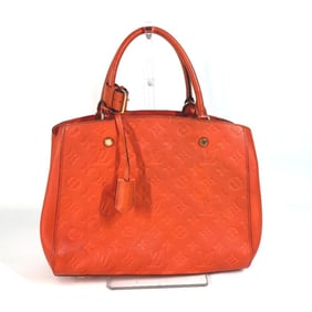 LOUIS VUITTON M50093 Monogram Empreinte Montaigne BB Tote Bag, 2-Way Shoulder Handbag, Leather,