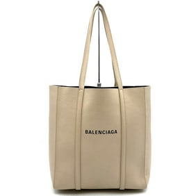 BALENCIAGA Everyday XS Tote Bag, Beige Leather, 551810, for Men and Women