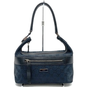 GUCCI 001/4302 Handbag/Shoulder Bag in GG Canvas, Black, for Men and Women