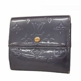 Louis Vuitton Vernis Porte Monnaie Carte Credit Wallet M91350 Indigo Women's