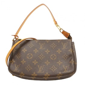 Louis Vuitton Monogram Pochette Accessoires M51980 Brown Women's Pouch
