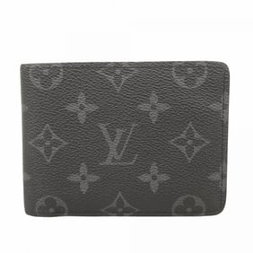 Louis Vuitton Monogram Eclipse Multiple Wallet M61695 Black Men's