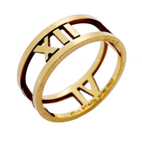 Tiffany Atlas ring in 18KYG yellow gold, size 15.5 for women