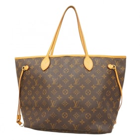 Louis Vuitton Monogram Neverfull MM Tote Bag M40156 Brown Women's