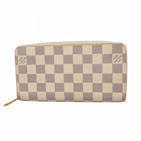 Louis Vuitton Damier Azur Zippy Wallet M41660 White Women's