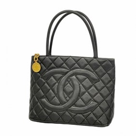 Chanel Reissue Tote Bag, Caviar Skin, Black, Women's