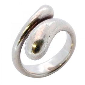 Tiffany Elsa Peretti Teardrop Ring, Silver 925, Size 10.5, Women's