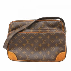 Louis Vuitton Monogram Nile Shoulder Bag M45244 Brown Women's