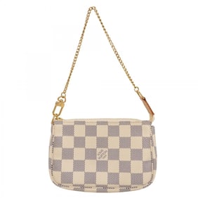 Louis Vuitton Damier Azur Mini Pochette Accessoires N58010 White Women's