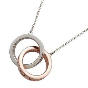 Tiffany & Co. Interlocking Necklace in 925 Sterling Silver with Rubedo Metal and Rose Gold for