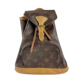 Louis Vuitton Monogram Mini Montsouris Backpack in Canvas, Brown and Gold, Women's, M51137 z6996
