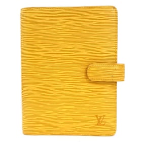 Louis Vuitton Epi Agenda MM Planner Cover in Leather, Yellow Gold, for Men and Women, e60898a