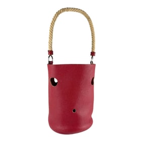 Hermes Hermès Menjoire PM Handbag in Taurillon Clemence Leather and Rouge Cazac Leather, Women's,