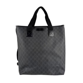 Gucci GG Supreme Canvas Handbag Shoulder Bag Black/Grey Men's 162168 z6950