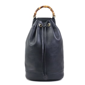 Gucci shoulder bag, body bamboo leather, black and gold, men's women's, w1224g