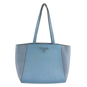 Prada PRADA Shoulder Bag Leather Blue Women's Z6936