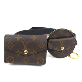Louis Vuitton Monogram Santur Everyday Multi-Pocket Belt in Canvas, Brown and Gold, Women's, M0236