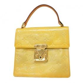 Louis Vuitton Vernis Spring Street Handbag M91029, Green, Women's, P1324823