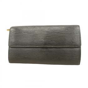 Louis Vuitton Epi Portefeuille Sarah Long Wallet M63742 Noir Women's