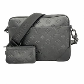 Louis Vuitton Monogram Shadow Duo Shoulder Bag M69827 Noir Men's