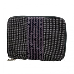 Hermes Hermès Air Line Purse PM Wallet/Coin Case, Gray Canvas, Women's