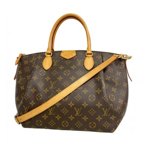 Louis Vuitton Monogram Turen MM Handbag M48814 Brown Women's
