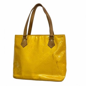 Louis Vuitton Vernis Houston Tote Bag M91121 Jaune Women's P1334343