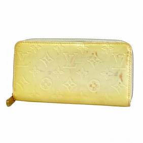 Louis Vuitton Vernis Zippy Wallet M91471 Pearl Women's P1318885